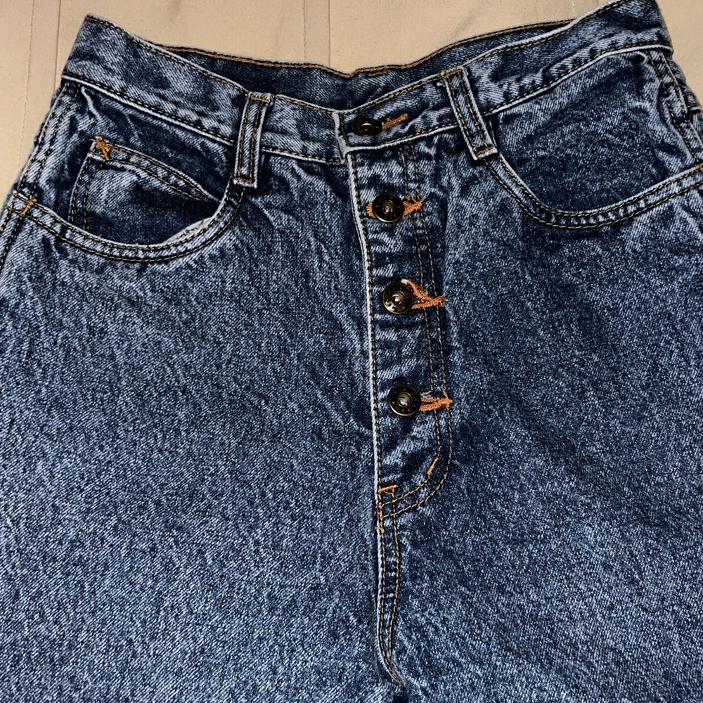 Vintage Rio By Stephen Mardon 80s Acid Washed High Waisted Mom Jeans Size 7